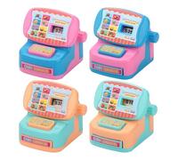 Registradora Miniatura - Desarrollo Habilidades Motoras Finas - Calculadora de Juego Simbólico Supermercado | para Juegos Aula Cumpleaños Día Lluvioso Estudiantes
