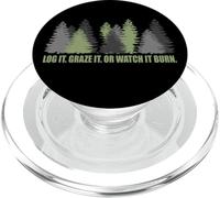 Registrarlo, pastarlo o Ver cómo se Quema, Ayuda a prevenir Incendios forestales PopSockets PopGrip para MagSafe