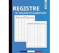 Registre de Traçabilité Alimentaire HACCP: Sécurité alimentaire suivi rigoureux et conformité