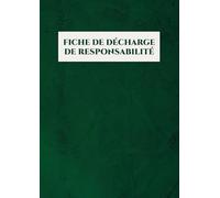Registre Des Fiches De Décharge De Responsabilité