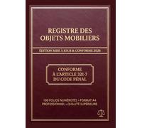 REGISTRE DES OBJETS MOBILIERS: Brocante - Antiquités - Dépôt-Vente - Achat d'Or