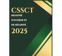 Registre hygiène et sécurité 2025: Conforme au Code du travail - A4, 60 Feuillets