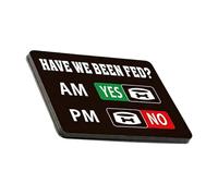 Registro de Alimentación para Mascotas - Indicadores Magnéticos de Comidas - Letrero Recordatorio De Comidas Para Perro Con Imán,para la Gestión de la Salud en Cocina, Apartamento, Sala de Estar y Dor