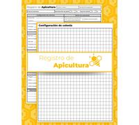 Registro de Apicultura: Por Los Apicultores Para Llevar Un Seguimiento Detallado De La Actividad Y Gestión De Sus Colmenas. 100 Hoajas ( 2 Hojas/colmena).