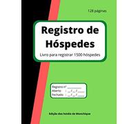 Registro de Hóspedes: Livro para registrar 1500 hóspedes