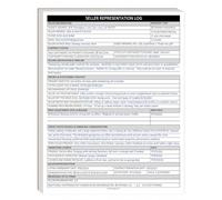 Registro de representación de vendedores de bienes raíces para agentes inmobiliarios, hoja de trabajo de consulta de listados con estrategia de precios y planificación de marketing. Life Charge