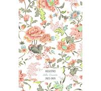 Registro della docente: 6 classi - con agenda mensile e sezioni per argomenti trattati, colloqui con i genitori, valutazioni, consigli di classe