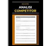 Registro di Analisi Competitor: Tracker aziendale per monitorare mercato, strategie di prezzo, marketing e concorrenza