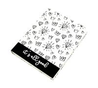 Registro diario de positividad: organizador de pensamientos calmantes, libro de actividades de bienestar, planificador con sección de escritura de afirmaciones, guía para el apoyo a la prevención del