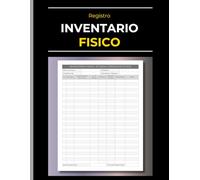 Registro Inventario Fisico: Libro per il conteggio fisico delle giacenze e il controllo dello stock. Formato A4 per la gestione delle scorte di piccole imprese e negozi.