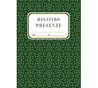Registro Presenze Giornaliere: Con spazio per il riepilogo mensile dei giorni e delle ore lavorate. Pagine per i contatti dei dipendenti. Veloce e ... Formato Grande A4 con 112 pagine.