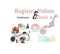 Registro Pulizie & Check-in Casa Vacanze: Per B&B, Airbnb e Affitti Brevi