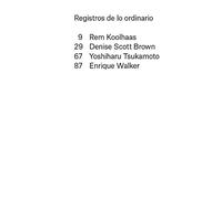 Registros de lo ordinario (ENTREVISTAS)