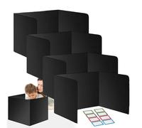 Registros de privacidad - Registros de organización de documentos, carpetas de archivos confidenciales | Pantallas de privacidad que mejoran el enfoque, 4 soportes de documentos seguros, barri