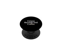 Registros del censo y genealogista del café Historia Familiar PopSockets PopGrip Adhesivo