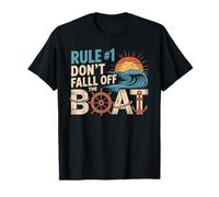 Regla #1 No te caigas del Barco Camisa Crucero Camiseta