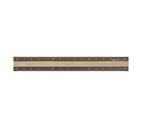 Regla 15 cm, madera marrón