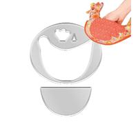 Regla acrílica para coser, con mango de silicona antideslizante, manoplas duraderas en forma de pollo para cocina, barbacoa, horno, microondas y barbacoa