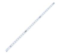 Regla adhesiva de 10 mm, fácil de leer, tiras medidoras con reverso adhesivo para estudiantes, profesores, ingenieros y entusiastas de las manualidades. Herramienta de medición