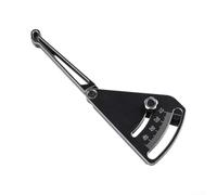 Regla ajustable para coches modelo RC de 10 a 45 mm, medidor de altura de conducción del chasis para alineación de ruedas y configuración de caída (negro)
