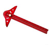 Regla angular de aluminio ligera y ergonómica para un uso cómodo de carpintería