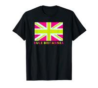 Regla Britannia Unión Jack Diseño Patriótico Británico Camiseta