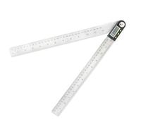 Regla buscador de ángulo Digital, transportador 200/300 Mm, goniómetro, medidor 2 en 1 con hoja acero inoxidable(0-300mm)