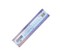 Regla calculadora de escritorio con pantalla de reloj, escala de medición de 15 cm y pantalla de 8 dígitos para escuela y enseñanza, asistente de matemáticas, reloj de pantalla LCD