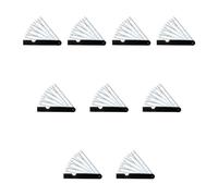 Regla compacta en forma de abanico con 5 para arquitectos de ingeniería, multifuncional, para prendas de vestir, escala gráfica