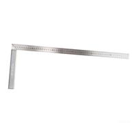 Regla cuadrada de ángulo de aleación de aluminio en forma de L para carpintero y construcción con medidas de prevención de óxido, tamaños que van desde 250 mm a 600 mm (500 mm)