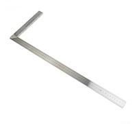 Regla cuadrada de ángulo en forma de L para construcción y carpintero, hecha de aleación de aluminio para resistir el óxido y proporcionar una medición precisa para carpintería (600 mm)
