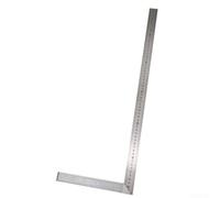 Regla cuadrada de ángulo en forma de L para uso en carpintero, construcción de aleación de aluminio para una medición precisa en proyectos de construcción y carpintería (estilo L)