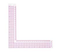 Regla Cuadrada en Forma de L, Regla de Plástico para Costura Medidor de Costura con Curva Francesa Herramienta Profesional de Sastrería para Dibujar, Cortar, Planchar, Diseñar
