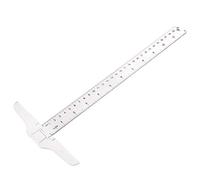 Regla cuadrada en T de 30 cm, regla en forma de T, transparente, medidas rectas, herramienta de medición recta, herramientas de repuesto para azulejos