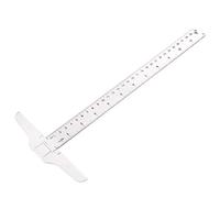 Regla cuadrada en T de 30 cm, regla en forma de T, transparente, medidas rectas, herramienta de medición de repuesto