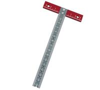 Regla cuadrada en T precisa para enmarcar y dibujar arte, herramienta de medición de aleación de aluminio, ángulos precisos para proyectos de medición en T, regla cuadrada