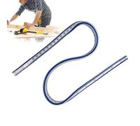 Regla curva de 40 cm, regla de dibujo flexible, regla curva de serpiente, material de tira de metal de PVC, patrón de ropa multifuncional, fabricación de cómics artísticos, diseño arquitectónico de