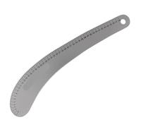 Regla curva de costura de metal for diseño de moda, confección de patrones y sistema métrico (32 cm, 48 cm y 60 cm)(48cm)