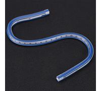 Regla Curva Flexible de Plástico, 30cm, Herramienta de Diseño para Dibujo, Ingeniería y Diseño de Prendas(30cm)