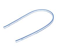 Regla curva flexible, escala métrica de plástico, herramienta de medición para dibujar y coser (regla de serpiente de 60 cm)