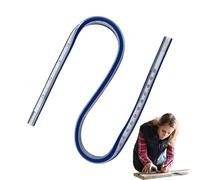 Regla curva flexible - PVC 11.81x0.39 pulgadas | Regla en forma de serpiente - Herramienta de medición de dibujo, ingeniería de artesanía multifuncional y diseño arquitectónico para estudios