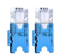 Regla de 7 pasos para herramienta de interpretación ecg Calibre transparente para análisis de ritmo cardíaco en entornos clínicos (2pc-B)