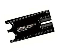 Regla de acción de cuerdas, herramienta de medición de altura de guitarra, herramienta de reparación de luthier para bajo eléctrico y guitarra acústica
