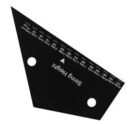 Regla de Acción para Cuerdas de Guitarra Herramienta de Medición Inoxidable Preciso de Altura y Nivelación para Guitarristas y Luthiers