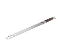Regla de Acero Inoxidable 0-30cm |Regla de llave multifuncional para medición y autodefensa |Vidrio resistente para romper en caso de emergencia