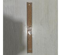 Regla de acero inoxidable de 30 cm con respaldo de corcho antideslizante para medición de precisión, marcas de cm/in grabadas transparentes, agujero para colgar para almacenamiento, para redactar