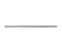 Regla de acero inoxidable de 60 cm con medidas de cm y herramienta de medición colgante para maquinista, ingeniero, regla de estudiante