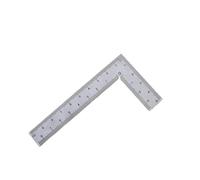 Regla de acero inoxidable Mini regla de precisión acero inoxidable en forma L doble cara: herramienta medición alta for diseños cuero y metal(S)