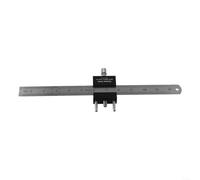 Regla de acero para carpintería, medidor de marcado de bloque de posicionamiento con rango de sujeción de 20 mm a 60 mm para un trazado preciso de líneas (B)