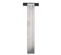 Regla de agujero Línea d, Herramientas de medición Otras herramientas de medición acero inoxidable Escala de tipo T Herramienta de regla en T que mide 300 mm